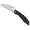 Spyderco 2023 Spyderco Reveal 9, Cara Cara 2 Wharncliffe, Serrated Edge SPY-BY03SBKWC2 - alternate 2